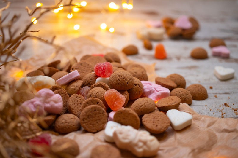 In december word je bijna dagelijks verleid met lekkers.