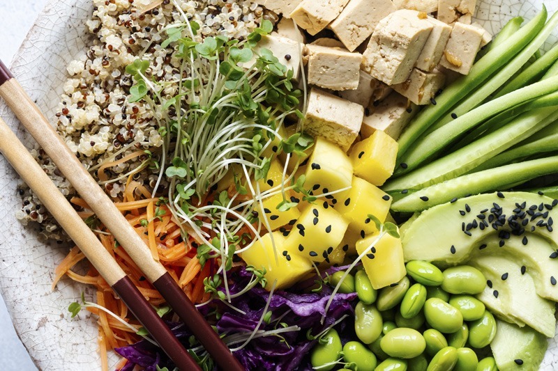 Een heerlijke plantaardige schotel is goed voor je gezondheid in elke fase van het leven.